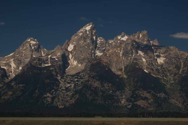 The Tetons closeup